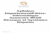 Syllabus Département/Filière: Informatique Semestre€ ...enseirb-matmeca.bordeaux-inp.fr/syllabus/pdf/syllabus_FR_I_9RSR.pdf · Syllabus Département ... -Extraits de documentaires