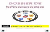 Dossier de sponsoring 2015 - … · DOSSIER DE SPONSORING ... Exemple : flyer du tournoi de ... club dans la cadre d’un mécénat (don en numéraire ou en matériel) ...