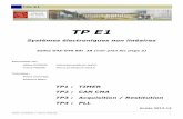 TP E1 - thierryperisse.free.frthierryperisse.free.fr/documents/electronique-analogique/E1/tpE1... · distinguer plusieurs cas dépendant de la durée de l’impulsion par rapport