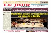 Grève dans l'enseignement Peut-on rattraper LE JOURlejourdalgerie.com/Editions/090315/Le jourdalgerie.pdf · du code de la famille La Gendarmerie nationale honore la femme algérienne