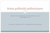 Soins palliatifs pédiatriques - cdn.uclouvain.be · DUSP UNIVERSITÉ CATHOLIQUE LILLE OCTOBRE 2017 CAMILLE BLAISE ET CATHERINE MINNAERT Soins palliatifs pédiatriques