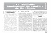Le Théorème fondamental de l’algèbre de Carl Gaussddata.over-blog.com/xxxyyy/0/31/89/29/Fusion-95/F95.3.pdf · déclare à propos de sa dissertation : « La démonstration est