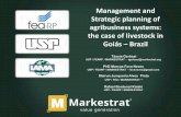 Management and Strategic planning of agribusiness systems ... · Management and Strategic planning of agribusiness systems: the case of livestock in Goiás – Brazil. Tássia Gerbasi