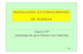 installation configuration filezillaforummf.free.fr/upload/installation_configuration_filezilla.pdf · Procédure pour environnement PC sous Windows ... il faut juste le copier dans