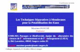 Les Techniques Séparatives à Membranes pour la ...aquatech.limoges.free.fr/Actualites/15 Oct M. PONTIE.pdf · Les Techniques Séparatives à Membranes ... Cours d'eau Eau non disponible