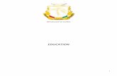 EDUCATION dépit de progrès constants enregistrés ces dernières années par le système éducatif guinéen, les dernières tendances montent une faible évolution dun cetain nomb
