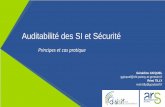 Auditabilité des SI et Sécurité - Care Insightcare-insight.fr/wp-content/uploads/2014/12/AUDITABILITE-DES-SI-ET... · Accréditation des Laboratoires, COFRAC Certification des
