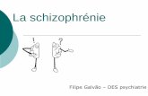 La schizophrénie - manconir.free.frmanconir.free.fr/1ere annee ortho/Psychiatrie adulte/La... · Filipe Galvão –DES psychiatrie ...