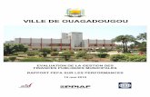 VILLE DE OUAGADOUGOU - pefa.org · DAFB Direction des Affaires et Financières et du Budget ... a suivi ces démarches afin de garantir le respect ... de Ouagadougou. Au -delà des