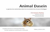 Animal Dasein - Christiane Bailey – Philosophiechristianebailey.com/wp-content/uploads/2011/10/Animal... · 2013-03-30 · ... Concepts fondamentaux de la philosophie aristotélicienne