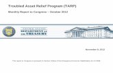 Troubled Asset Relief Program (TARP) - treasury.gov · The Troubled Asset Relief Program ... Figure 1: Daily TARP Update (DTU) ... $ 1.44 $ - $ 1.24 $ ...