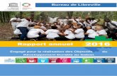 Rapport d’activité 2016 - UNESCO | Building peace in ... · Rapport d’activité 2016 Bureau de ... a vu le développement de ses composantes sur ... Gouvenement autou d’un