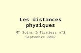 Les distances physiquesifsi20062009.free.fr/2ANNEE/Soins infirmiers2A/Les... · PPT file · Web view2008-04-23 · Les distances physiques ... personnel est fortement influencé