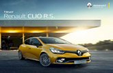 Neuer Renault CLIO R.S. - renault-suisse.ch · 06-07_B_Clio_IV_B98_Ph2_RS_FR_V1.indd 6 07/10/2016 08:26 Die stilistischen Details dienen beim Neuen Clio R.S. auch der Leistungsstärke.