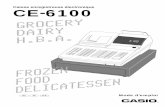 Caisse enregistreuse électronique CE-6100 · Introduction et Table des matières ... Comment utiliser la caisse enregistreuse ... Pour imprimer le relevé financier sans remise à