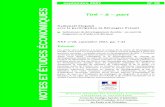 NOTES ET ÉTUDES ÉCONOMIQUES - agresteagreste.agriculture.gouv.fr/IMG/pdf/nee071128A01.pdf · chronologie des étapes de l’intégration du développement durable dans les politiques