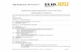 COUPE DE FRANCE RENAULT CLIO CUP 2015 … · 4.3.1 - Généralités 4.3.2 - Limitation de l'utilisation des pneumatiques slicks a) ... Règlement Sportif COUPE DE FRANCE RENAULT CLIO