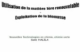 Nouvelles Technologies en chimie, chimie verte Sami …soipa.free.fr/files/CV-cours5.pdf · responsable du réchauffement climatique et de la destruction de la ... 1-Les produits