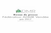 juin 2017 - ADMR 85 · Conférence. L’APEL de Saligny orga-nise unenouvelleconférencesur le thème«Nosenfantsface auxécrans ...