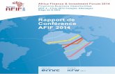 Rapport de Conférence AFIF 2014 - emrc.be · 6/4/2014 · Africa Finance & Investment Forum 2014 Financing Business Opportunities AFIF 4 – 5 juin 2014 Cologne, Allemagne ... KPMG,