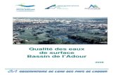 Qualité des eaux de surface Bassin de l’Adour · ... Classes et indices de la qualité des eaux Pour chaque paramètre d ... La fréquence de prélèvement est ... Une première
