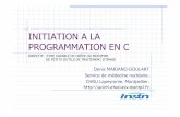 INITIATION A LA PROGRAMMATION EN C - Biophysique et Médecine …scinti.edu.umontpellier.fr/files/2011/03/DIAPOS-PROGRAMMATION.pdf · Service de médecine nucléaire. CHRU Lapeyronie.