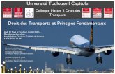 Plaquette Droit des transports et principes fondamentaux ... · PROGRAMME • 16h - Droit maritime et Droit des sûretés, par Gaël Piette, Professeur de Droit privé, Université