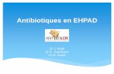Antibiotiques en EHPAD - antibiolor.org · 1935 : les sulfamides et l’érysipèle ... Sinusite maxillaire, en l’absence d’une symptomatologie typique, en cas d’évolution