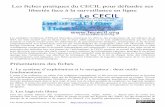 Les fiches pratiques du CECIL pour défendre ses … fiches pratiques du Cecil, Avril 2016 données à des fins commerciales, sans grand respect pour la vie privée. Parfois ces données