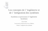 Les concepts de l'int gration des syst mes~9 - JFODjfod.cnam.fr/nsy208/introduction_integration_des_systemes.pdf · de l ’intégration des systèmes Systèmes et processus d ’Ingénierie