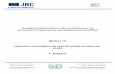 Analyse d’échantillons alimentaires pour la présence d ...gmo-crl.jrc.ec.europa.eu/capacitybuilding/manuals/Manual FR/Module... · l’identification de plantes génétiquement