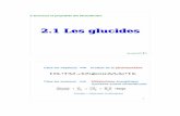 2.1 Les glucides - jc2h.pagesperso-orange.frjc2h.pagesperso-orange.fr/biochimie/(2)Glucides.pdf · 2.1.3 Identification et dosage des glucides 2.1.3.a Méthode physique Dosage du