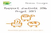 Rapport d’activité 2016 Projet 2017 - Réseau Cocagne · 26. Formation : Investissons dans les femmes et les hommes qui font vivre les Jardins de Cocagne 30. Zoom sur... Le certificat