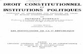 S* DROIT CONSTITUTIONNEL INSTITUTIONS … · s* '/ 7 t-droit constitutionnel et institutions politiques conforme au programme des facultÉs de droit et Écoles d'enseignement supÉrieur