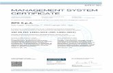 MANAGEMENT SYSTEM CERTIFICATE - riello-ups.fr · Has been found to conform to the Environmental Management System standard: UNI EN ISO 14001:2015 (ISO 14001:2015) Valutato secondo