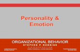 Personality & Emotion · Emosi berbeda dengan suasana hati (mood) ! Emosi adalah reaksi terhadap obyek, bukan kepribadian ! Menurut Daniel Goleman (2002 : 411) emosi merujuk pada