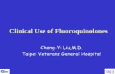 Clinical Use of Fluoroquinolones - dlweb01.tzuchi.com.twdlweb01.tzuchi.com.tw/dl/acdactive/content/speeches/video/v141_150/... · sitafloxacin, garenoxacin ... PK/PD Surrogate Relationships