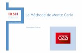 La Méthode de Monte Carlo - eric.dumonteil.free.freric.dumonteil.free.fr/files/teaching/cristal_monte_carlo_AJ.pdf · Requiert approximations (ralentissement, collision) Vitesse