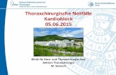 Klinik für Herz- und Thoraxchirurgie Thoraxchirurgische ... · Universitätsherzzentrum Thüringen Klinik für Herz- und Thoraxchirurgie Thoraxchirurgische Notfälle Kardioblock