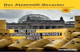 Das Atommüll-Desaster - ausgestrahlt.de · Das Atommüll-Desaster Blicke hinter die Kulissen der angeblich sauberen Atomenergie