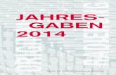 JAHRES- GABEN 2014 - radierverein.de · Siepmann Düsseldorf; ... Hochschule für Bildenden Künste Dresden und der Glasgow ... Diplom und Meisterschülerin bei Prof. Martin Honert,
