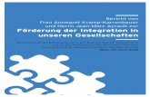 Bericht von Frau Annegret Kramp-Karrenbauer und … · den alten Bundesländern einschließlich Westberlin, die eine lange Zuwanderungstradition haben (in Frankfurt haben zwei Drittel