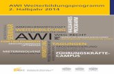 AWI Weiterbildungsprogramm 2 Halbjahr 2014 · Modul: Bauprojektmanagement Stuttgart 12. ... Zielgruppe:In diesem Seminar lernen Auszubildende, wie sie ihre Auszubildende in der Wohnungs-