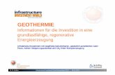 2011 12 06 Präsentation IIW - Dr. Schiffer (für … · Einleitung - Geothermie Nutzungsmöglichkeiten Oberflächennahe Geothermie bis 400 m ausschließlich Wärmegewinnung mit Hilfe