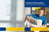 Postbank Wertpapiere · Postbank Wertpapiere Ihr Depot online oder telefonisch führen – Bedienungsanleitung Postbank – eine Niederlassung der DB Privat- und Firmenkundenbank
