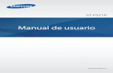 Manual de usuario - Samsung Service · Este manual de usuario está diseñado específicamente para ... 64 Samsung Apps (GALAXY Apps) 64 Play Books 65 Play Movies 65 Play Music 65