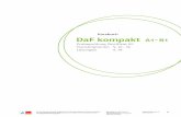 Kursbuch DaF kompakt A1 – B1 Probeprüfung Zertifikat B1 Transkriptionen S. 16 – 18 Lösungen S. 19 DaF kompakt A1 – B1 DaF kompakt A1 – B1 Übungsbuch ISBN 978-3-12-676181-9