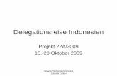 Delegationsreise Indonesien - Wagner Textilmaschinen … · Jakarta Die Bevölkerungsdichte Javas hat leider zu einer Verkehrsdichte geführt, der sich jeder Geschäftsbesucher in