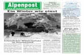 Alpenpost Ausgabe Nr. 2 - ausseerland.net · Er hat bereits Mitte November begonnen und hat uns viel Schnee und Kälte gebracht. Foto: A. Rastl Dezemberzahlen durchwegs positiv ...