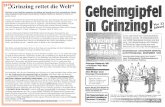 2016 „Grinzing rettet die Welt“ - Club der Grinzinger · Diese einmalige Energie nutzten bereits Mozart, Schubert, Beethoven, Einstein, S. Freud u.v.a. großen Geister. Und hier